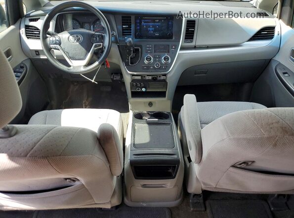 5TDKK3DC8GS745367 2016 TOYOTA SIENNA Gray Vista del cuadro de instrumentos