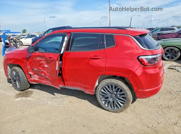 3C4NJDCB8NT131663 2022 JEEP COMPASS Red Trasero derecho