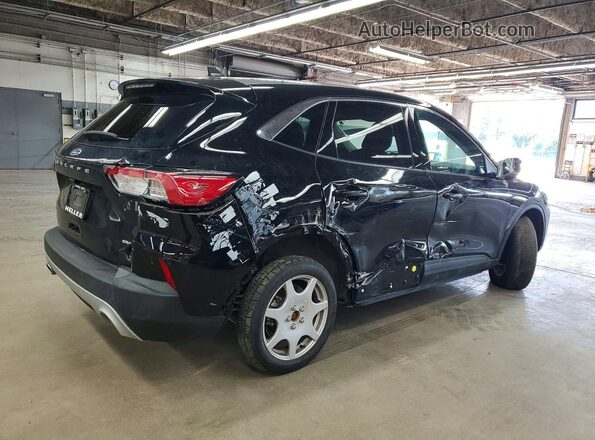 1FMCU9G60NUA82890 2022 FORD ESCAPE Black Przód prawy