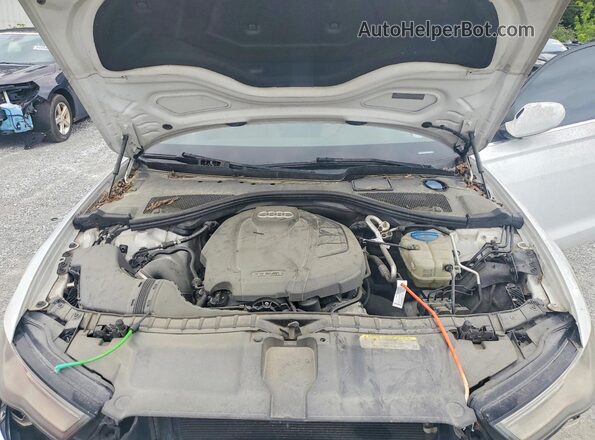 WAUD8AFC4HN013282 2017 AUDI A6 White Вид підкапотного простору