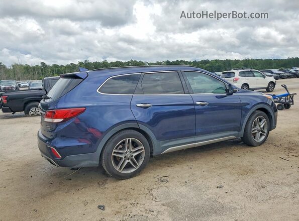 KM8SR4HF9HU243529 2017 HYUNDAI SANTA Blue 