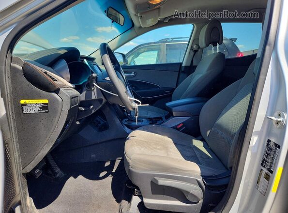 5XYZT3LB7HG473137 2017 HYUNDAI SANTA Silver Առջևի վահանակի տեսք