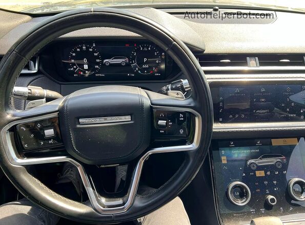 SALYT2EX7MA311302 2021 LAND ROVER RANGE ROVER Gray Dashboard view