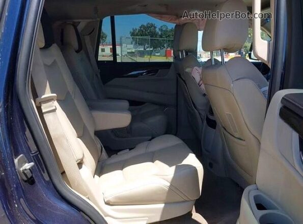 1GYS4CKJ2KR103353 2019 CADILLAC ESCALADE Blue Սալոնի դիմացի տեսք