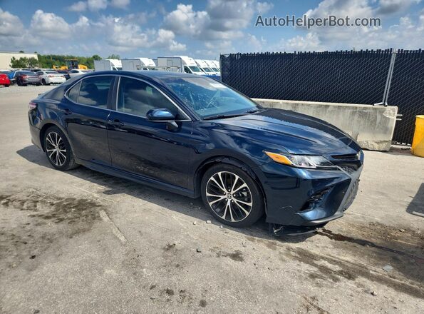 4T1G11AK4LU988667 2020 TOYOTA CAMRY Синий Вид спереди