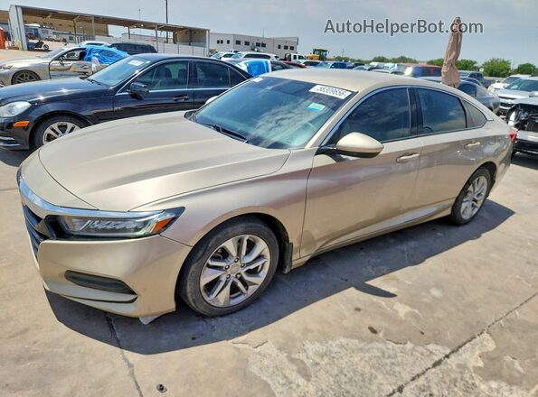 1HGCV1F10KA025919 2019 HONDA ACCORD Желто-коричневый Задняя левая четверть