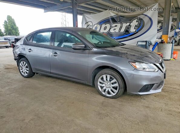 3N1AB7AP1JY251722 2018 NISSAN SENTRA Серый Вид спереди