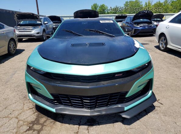 1G1FH1R76L0123646 2020 CHEVROLET CAMARO Green 