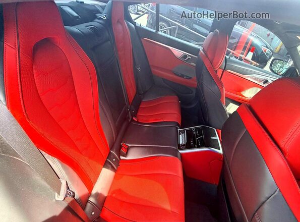 WBAGV8C09PCK90335 2023 BMW M8 Gray Front interior view