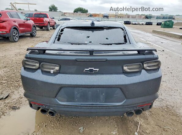 1G1FH1R7XM0109945 2021 CHEVROLET CAMARO Charcoal Vista interior delantera