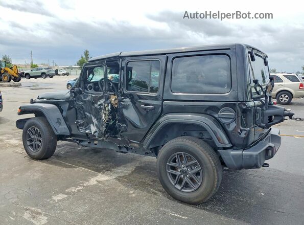 1C4PJXEN8SW644242 2025 JEEP WRANGLER Черный Задняя правая четверть