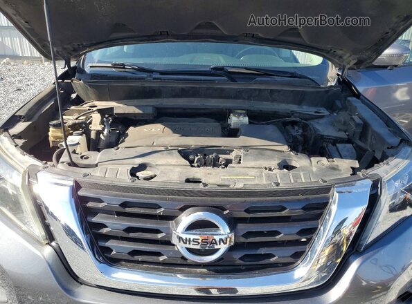 5N1DR2MN3HC607993 2017 NISSAN PATHFINDER Gray VIN კოდის სტიკერის ხედი