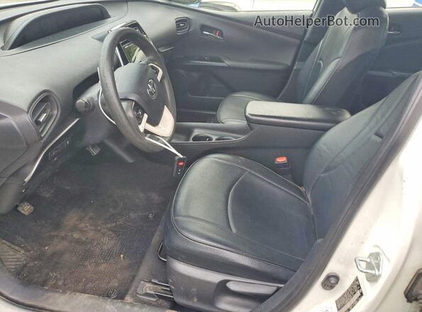 JTDKBRFU4H3035166 2017 TOYOTA PRIUS Cream Dashboard view
