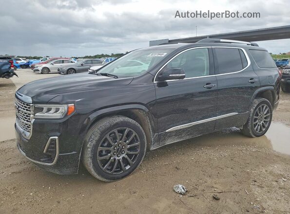 1GKKNPLS1NZ158757 2022 GMC ACADIA Черный Задняя левая четверть