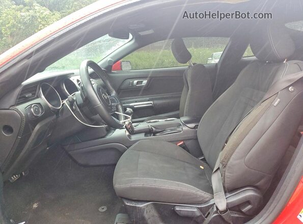 1FA6P8TH2L5186952 2020 FORD MUSTANG Red Dashboard view