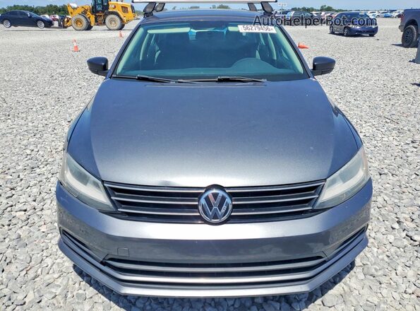 3VW267AJ4GM219975 2016 VOLKSWAGEN JETTA Gray Widok z tyłu