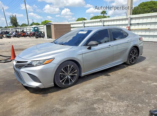 4T1B11HK9KU690727 2019 TOYOTA CAMRY Silver უკანა მარცხენა