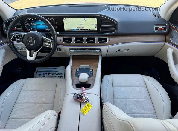 4JGFB4JBXPA903414 2023 MERCEDES-BENZ GLE-CLASS White Вид салону спереду