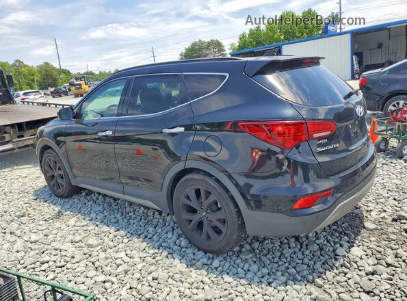 5XYZW4LA6HG464370 2017 HYUNDAI SANTA Black Tył prawy