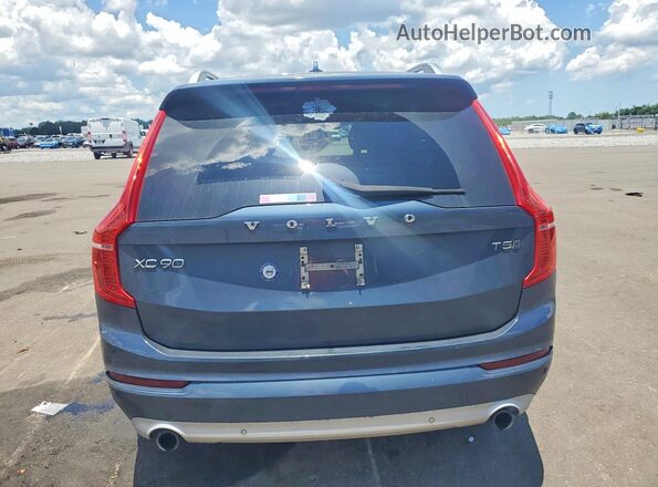 YV4102XK7J1337944 2018 VOLVO XC90 Blue Вид салону спереду