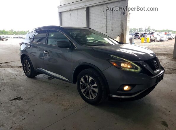 5N1AZ2MG7JN123095 2018 NISSAN MURANO Gray 