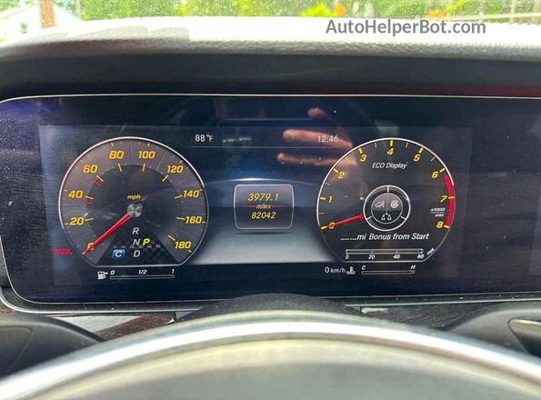 WDDZF6EB5HA279069 2017 MERCEDES-BENZ E-CLASS White Widok zestawu wskaźników