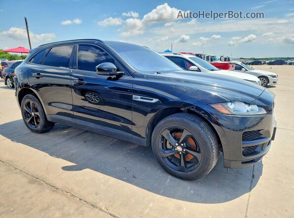 SADCJ2FX7JA321723 2018 JAGUAR F-PACE Черный Вид спереди
