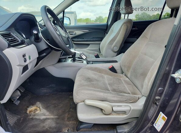5FNYF5H19HB003052 2017 HONDA PILOT Gray 