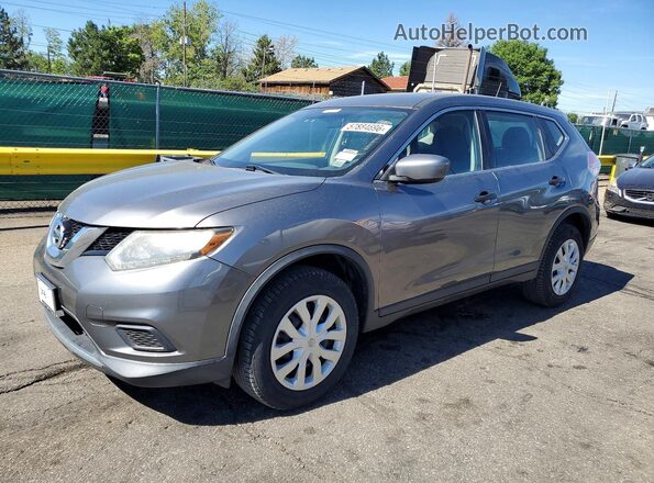 KNMAT2MV0GP621740 2016 NISSAN ROGUE Gray Rear left