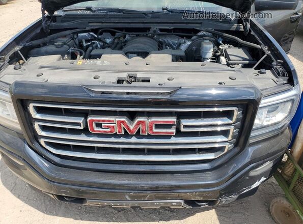 1GTV2MEC1JZ167653 2018 GMC SIERRA Black ძრავის განყოფილების ხედი