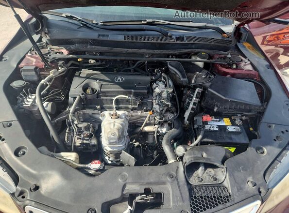 19UUB1F38GA007867 2016 ACURA TLX Burgundy Engine compartment view