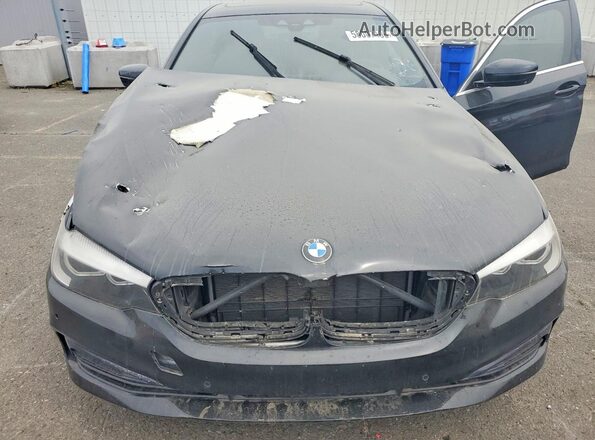 WBAJR3C03LCD71647 2020 BMW 5 SERIES Черный Вид подкапотного пространства