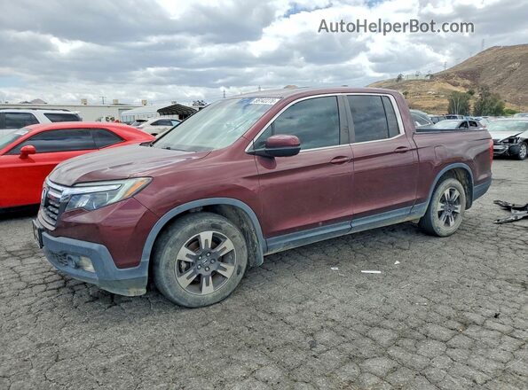 5FPYK2F62KB005202 2019 HONDA RIDGELINE Maroon Հետևի ձախ