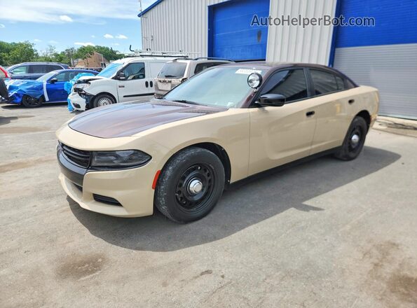 2C3CDXKT0KH611862 2019 DODGE CHARGER Brown Հետևի ձախ