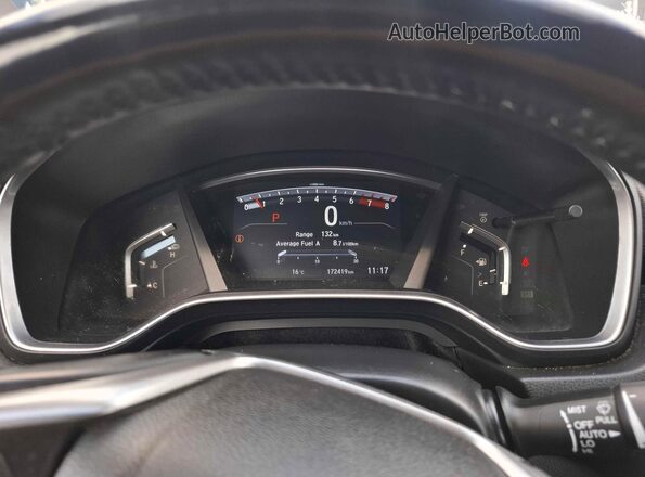 2HKRW2H9XHH136588 2017 HONDA CR-V Серый Вид щитка приборов