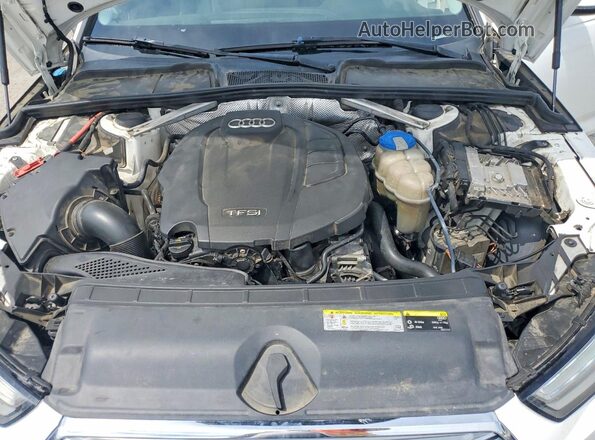 WAUANAF47HN002698 2017 AUDI A4 White Engine compartment view