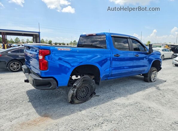 3GCUDFED4NG674658 2022 CHEVROLET SILVERADO Blue Front right