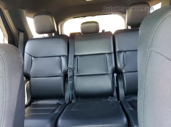 1FM5K8AB5NGC23658 2022 FORD EXPLORER Black უკანა სალონის ხედი
