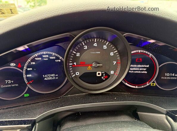 WP1AA2AY1LDA03762 2020 PORSCHE CAYENNE White Vista del cuadro de instrumentos