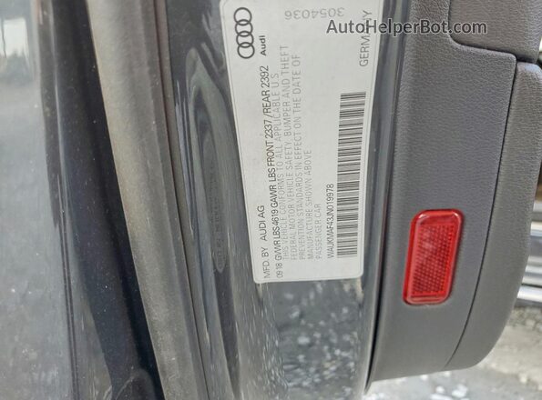 WAUKMAF43JN019978 2018 AUDI A4 Gray 