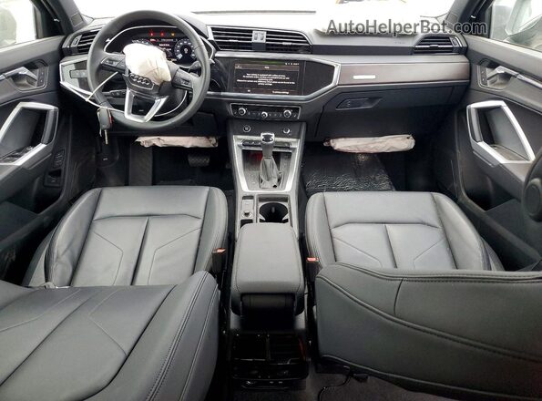 WA1EECF37S1007299 2025 AUDI Q3 Gray Instrument cluster view