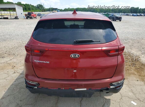 KNDPM3AC6L7629626 2020 KIA SPORTAGE Red წინა სალონის ხედი