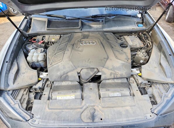 WA1AVAF19KD017493 2019 AUDI Q8 Black ძრავის განყოფილების ხედი