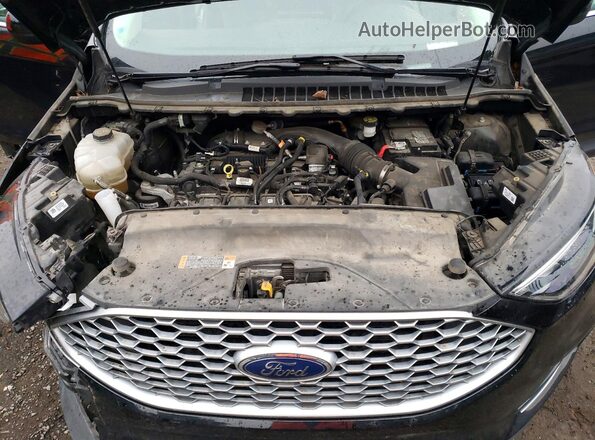 2FMPK4J92PBA25256 2023 FORD EDGE Black Vista del compartimento del motor