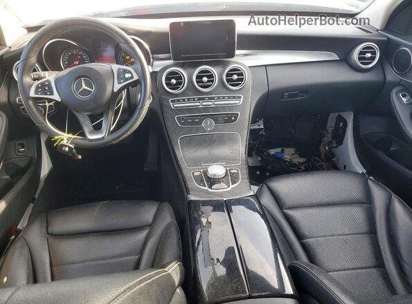 WDDWF4JB1HR254992 2017 MERCEDES-BENZ C White 