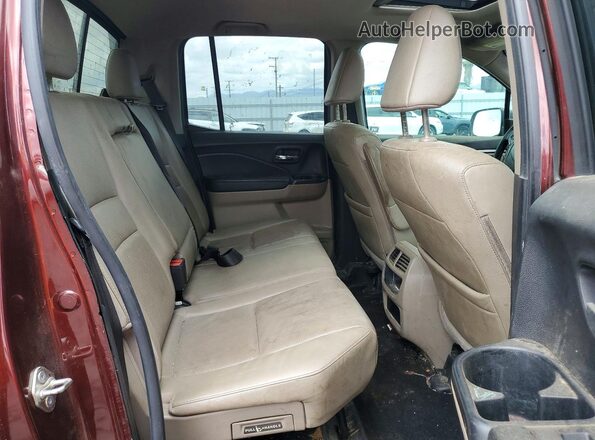 5FPYK2F62KB005202 2019 HONDA RIDGELINE Maroon Սալոնի հետևի տեսք