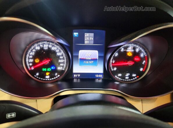 WDC0G4JB6GF078965 2016 MERCEDES-BENZ GLC-CLASS Черный Вид задних сидений