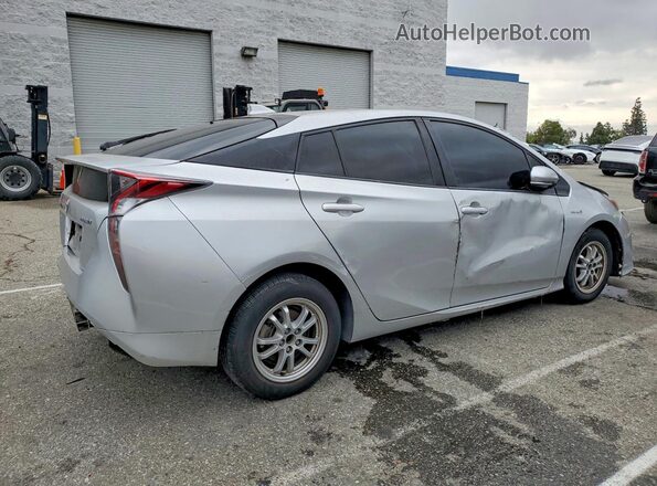 JTDKBRFU8H3552096 2017 TOYOTA PRIUS Silver 