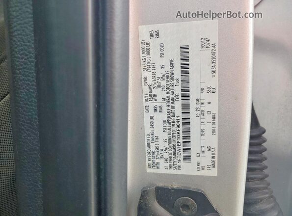 1FTEW1EF1GKF90411 2016 FORD F150 Silver 