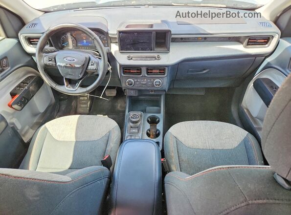 3FTTW8F98NRA11187 2022 FORD MAVERICK Blue Вид щитка приладів